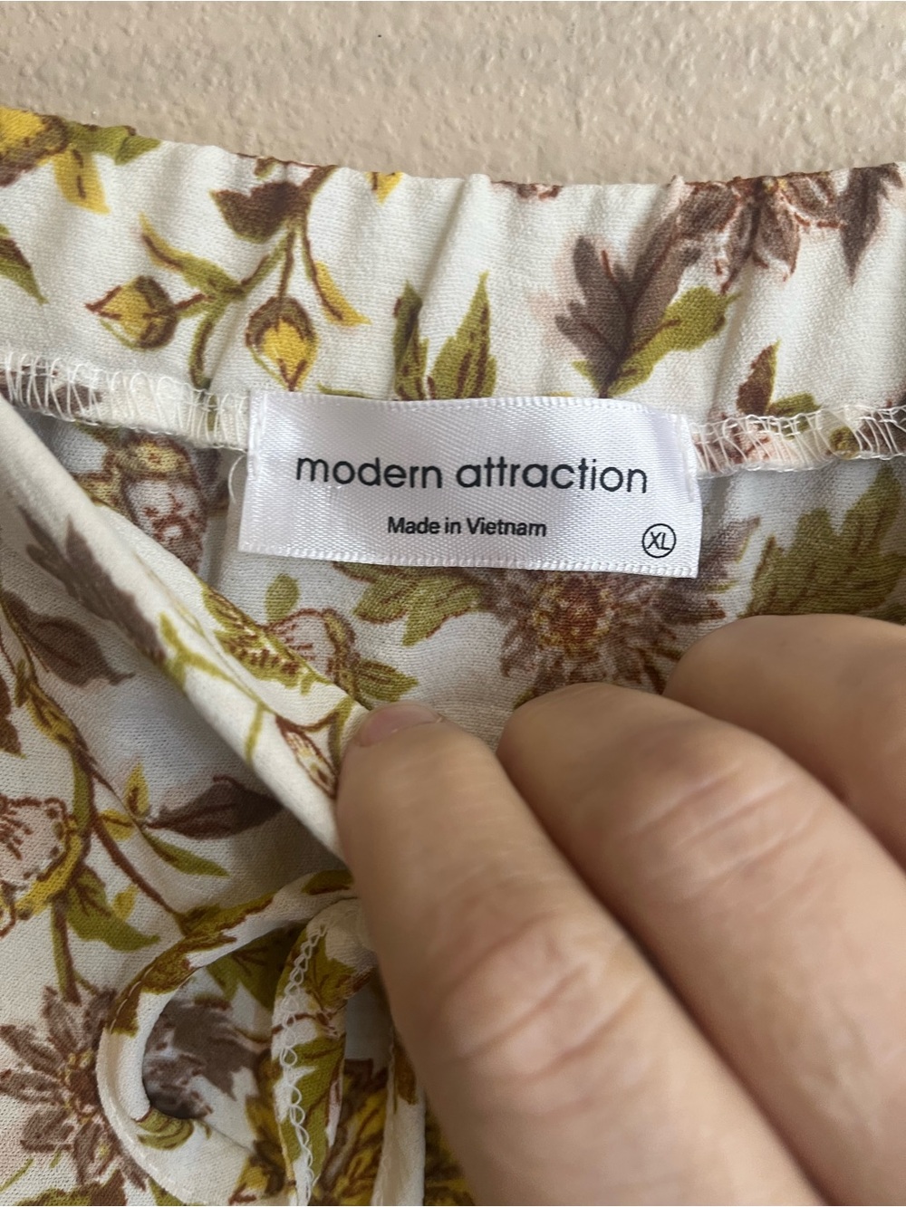 Floral Tiered Maxi Skirt in Mustard and White - Picture 7 of 7